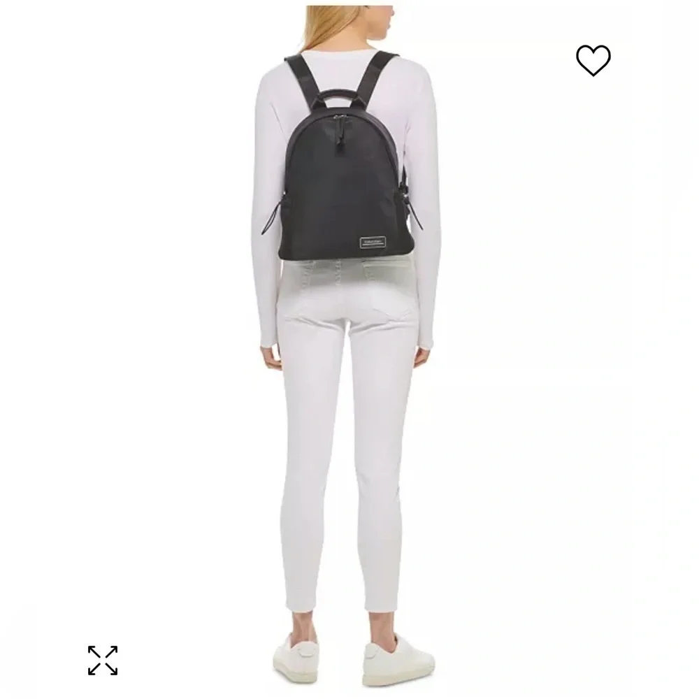 Calvin KLEIN Jessie Mesh Side Pocket Nylon Backpack